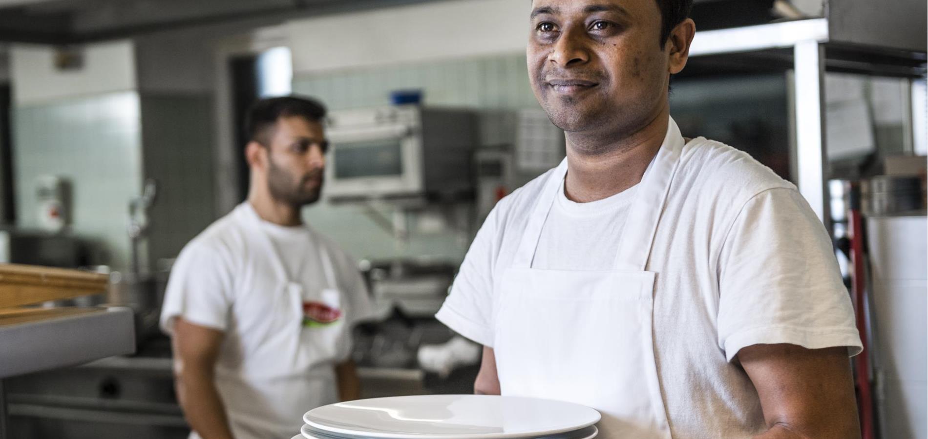 Colllaboratori in cucina